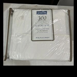 Springmaid Luxury Soft King Flat Sheet